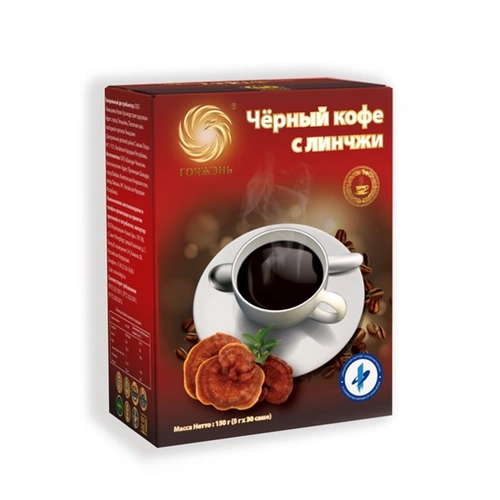 Черный кофе с линчжи